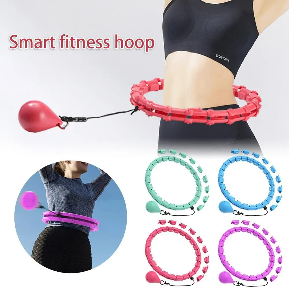 Smart-Weighted-Fit-Hoop-Exercise-Circle-Infinity-Fitness-Hoop-With ...