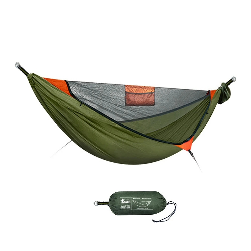 Camping Hammock With Mosquito Net Outdoor Garden Portable Awning Tent Canopy Sleeping Hanging Hammocks Swing For Nature Hike