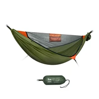 Camping Hammock With Mosquito Net Outdoor Garden Portable Awning Tent Canopy Sleeping Hanging Hammocks Swing For Nature Hike