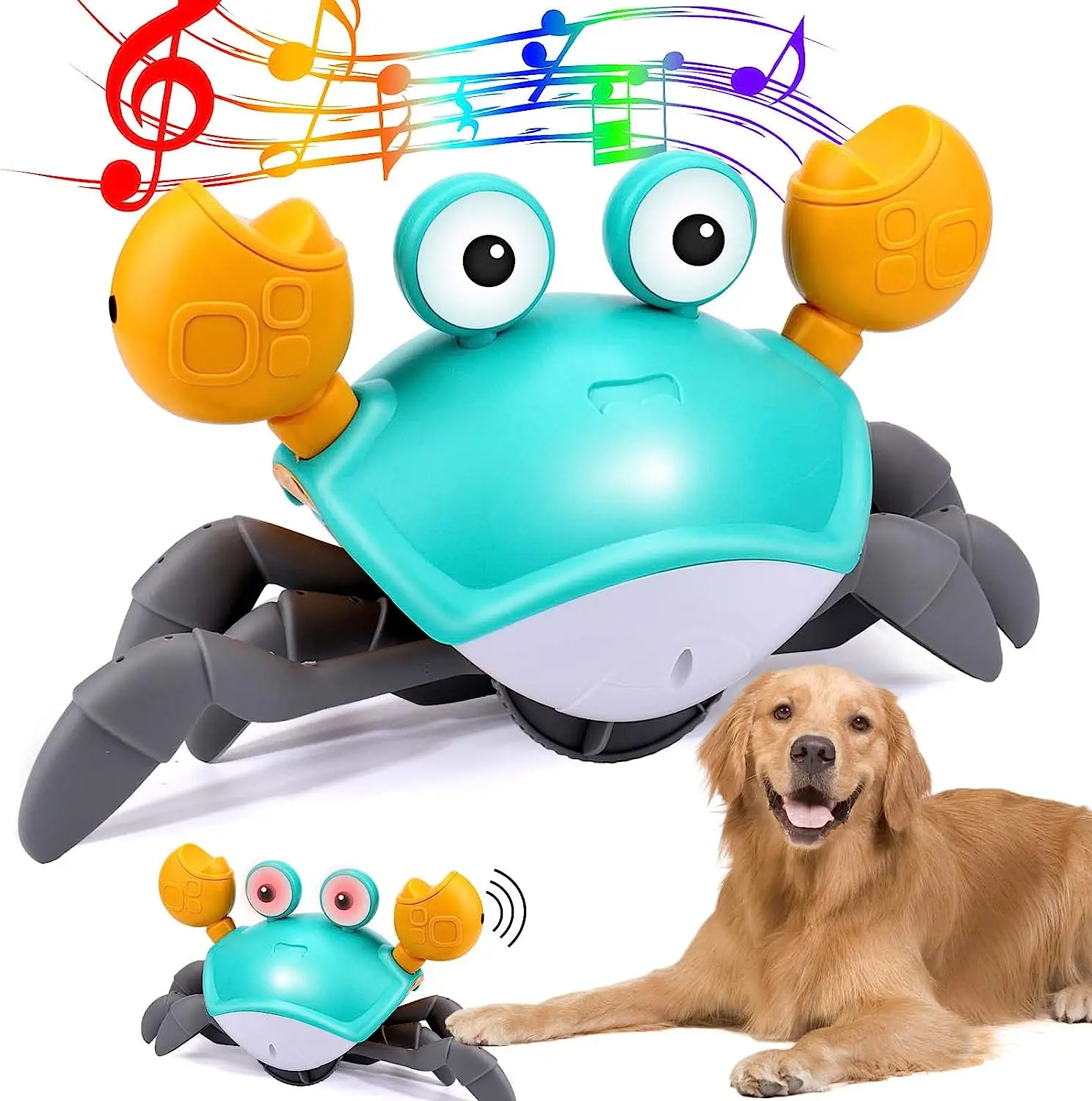 

Smart Dog Toys Escaping Crab Electric Dog Toy Rechargeable Pet Toy Interactive Toys For Puppy Small Medium Large Dog Indoor Play