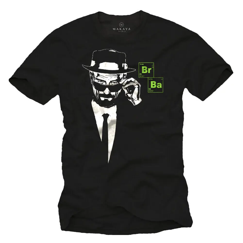 Breaking Pinkman T-Shirt Heisenberg Da Uomo Bad-Camicia Da Uomo Crysal Drug