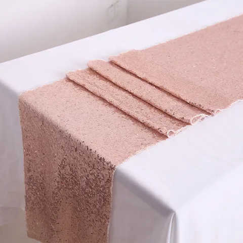 

Sequin Table Runner Luxury Rose Gold Silver Table Runners Modern Sequin Table Runner For Party Table Cloth Wedding Decoration