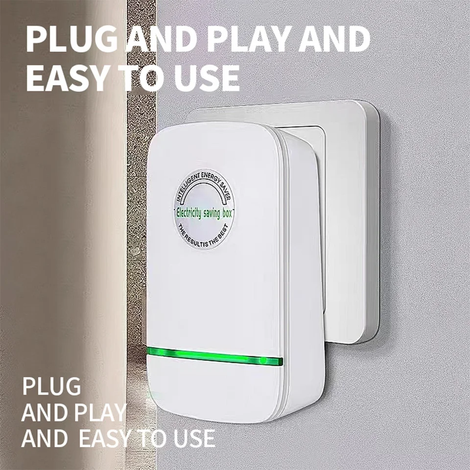 Pro Power Saver Electricity Energy Saver 90V-250V Home Energy Saving Plugs US/UK/EU Plug Stable Voltage Electricity Save Box
