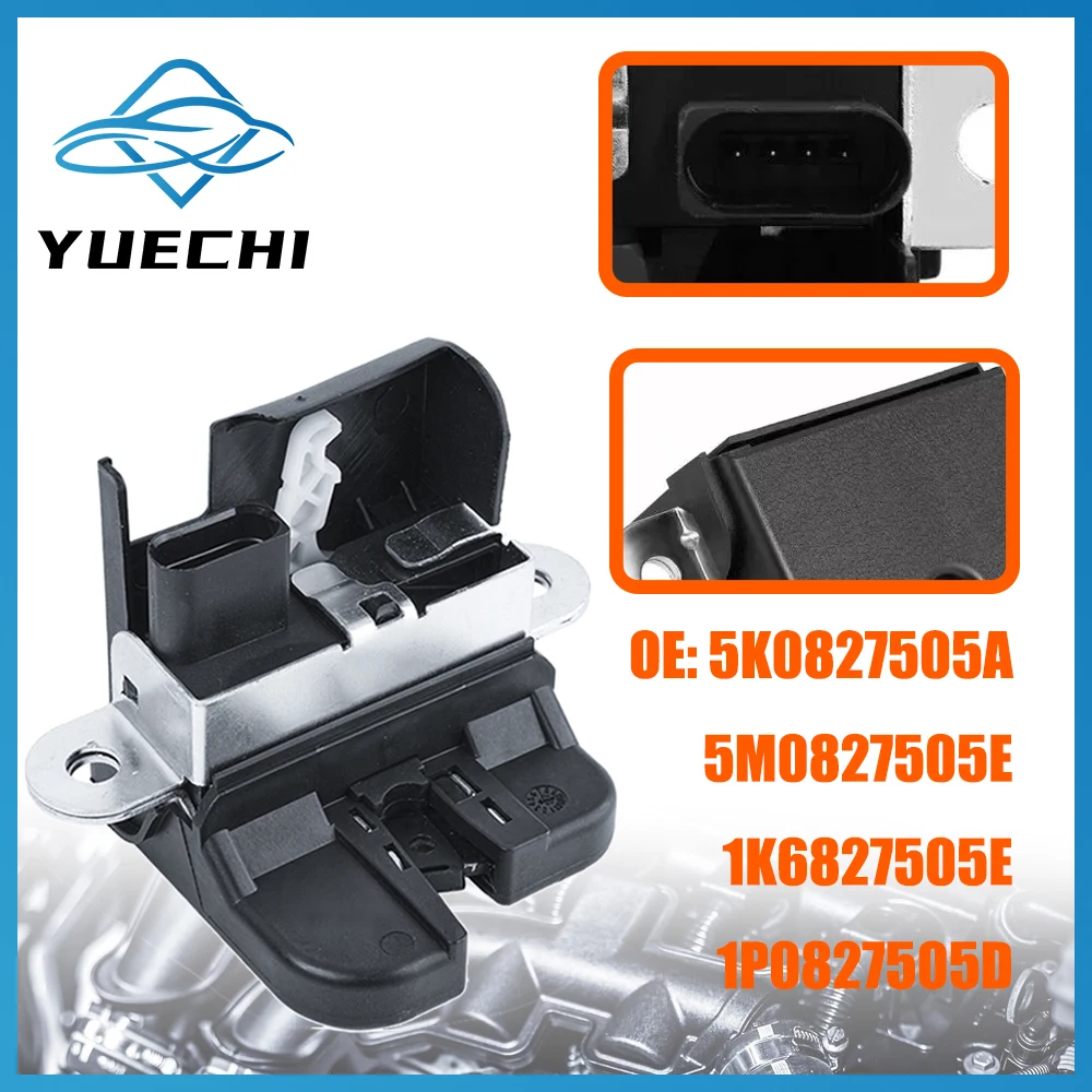 1K6827505E 5K0827505A 5M0827505E 1P0827505D ที่นั่งด้านหลัง TRUNK BOOT Lid LOCK LATCH สําหรับ VW GOLF MK5 GTI MK6 ที่นั่ง LEON 1