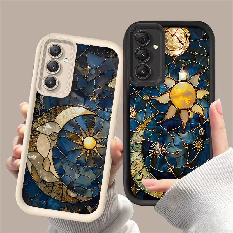 Sun & Moon Art Aesthetic Phone Case - Stylish Back Cover