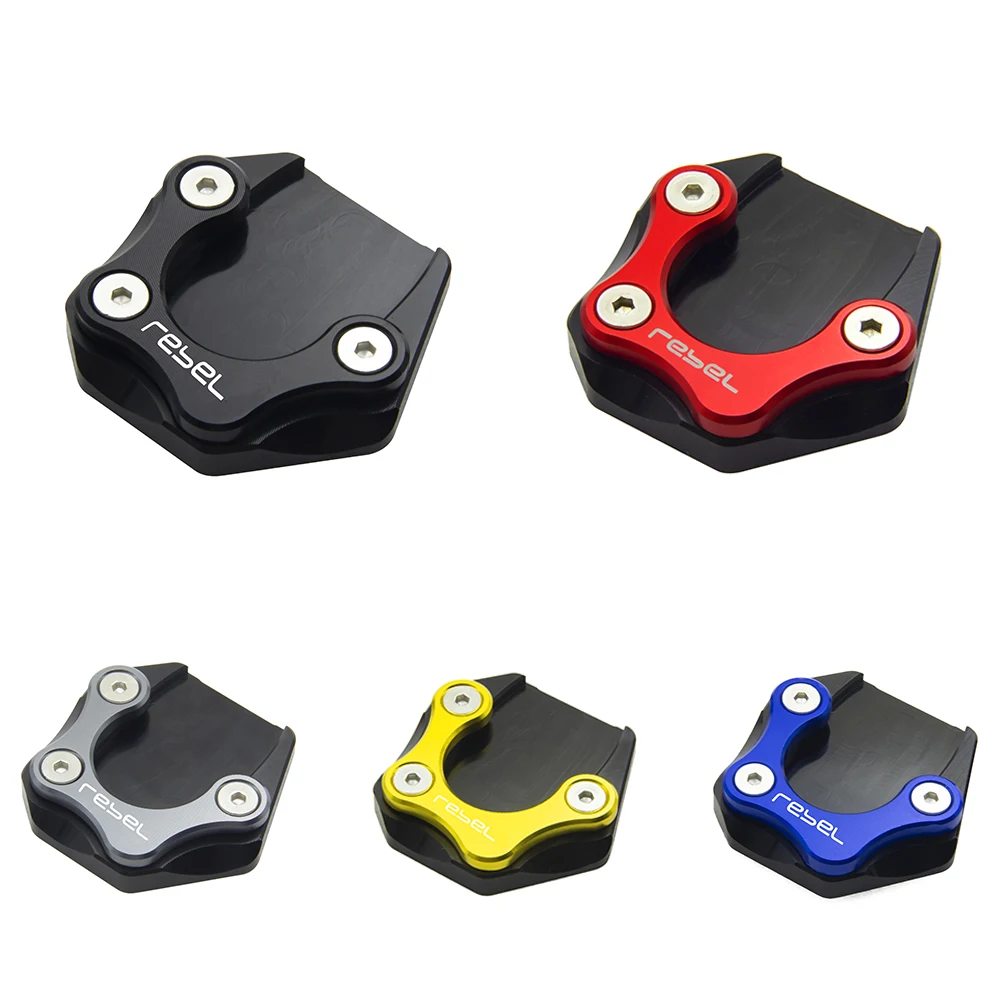 

Motorcycle Kickstand Extension Pad Side Stand Enlarger Plate For Honda Rebel CMX 300 500 CMX300 CMX500 2017 2018 2019 2020 -2022
