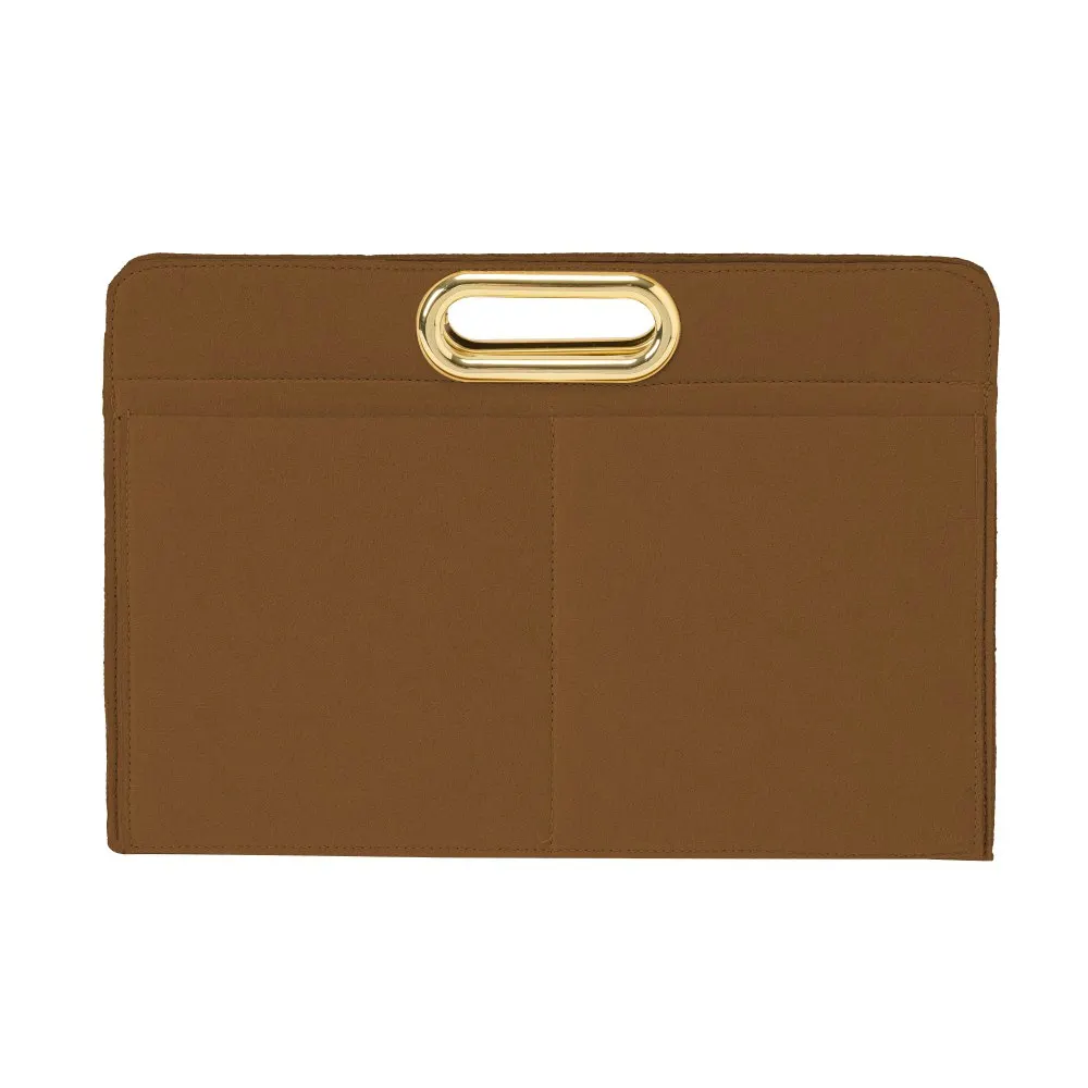 thumbnail image 1 of Bolsa organizadora con inserto de fieltro personalizada para Dio Book Tote, bolso de mano de lujo para maquillaje, bolso interior de viaje, bolso moldeador para cosméticos de mujer, 1 of 5