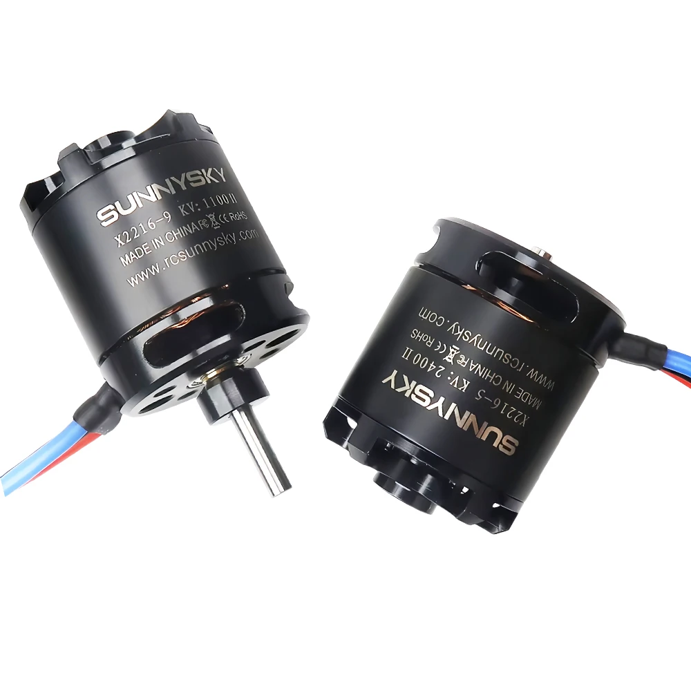 SunnySky X2216 2216 880KV 1250KV 1400KV 2400KV II Outrunner Бесщеточный двигатель для радиоуправляемых моделей 3D самолет-дрон thumbnail 6