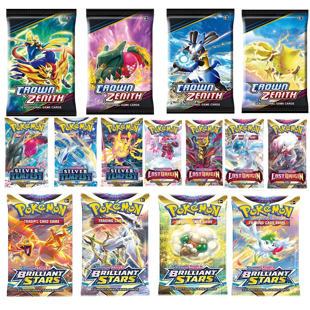 40Pc Crown Zenith Pokemon Cards Gx Tag Team Vmax Energy Shining Pokemon Card Game Carte Collezionabili Carte Carte Pokemon