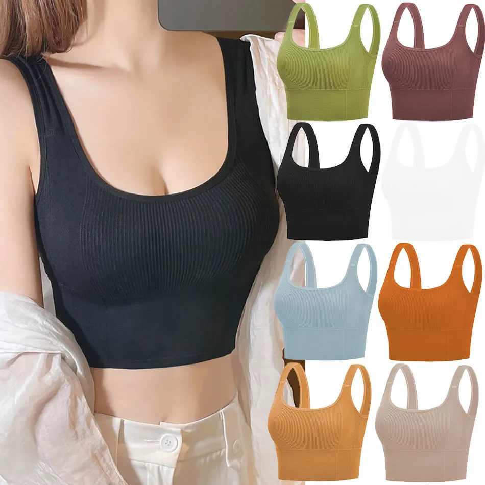Women Sports Bra Camisole Wrap Chest Yoga Tank Tops Tween Girl Casual Sleepwear Underwear