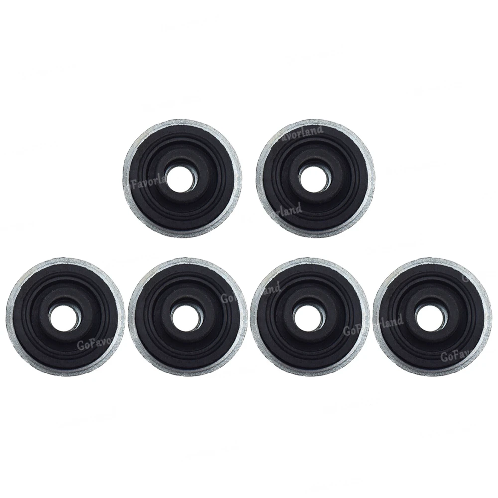 Valve Cover Gasket Set w/Grommets Black Rubber 12030-RAA-A00 12030PNC000 For Honda Accord 2003-2012 CR-V Civic Crosstour 2.4L