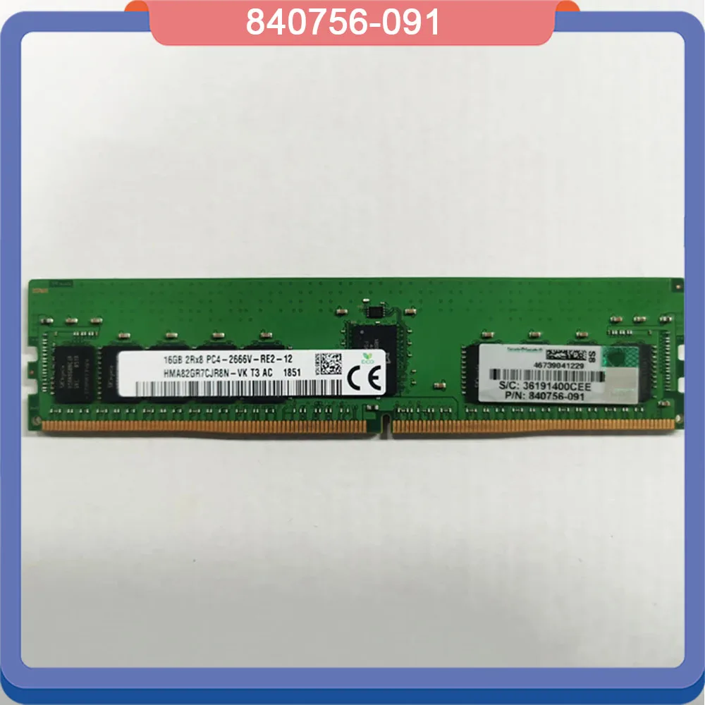 

Server Memory For HP G9 GEN10 840756-091 16GB DDR4 2666 2RX8 PC4-2666V REG ECC RAM High Quality Fast Ship