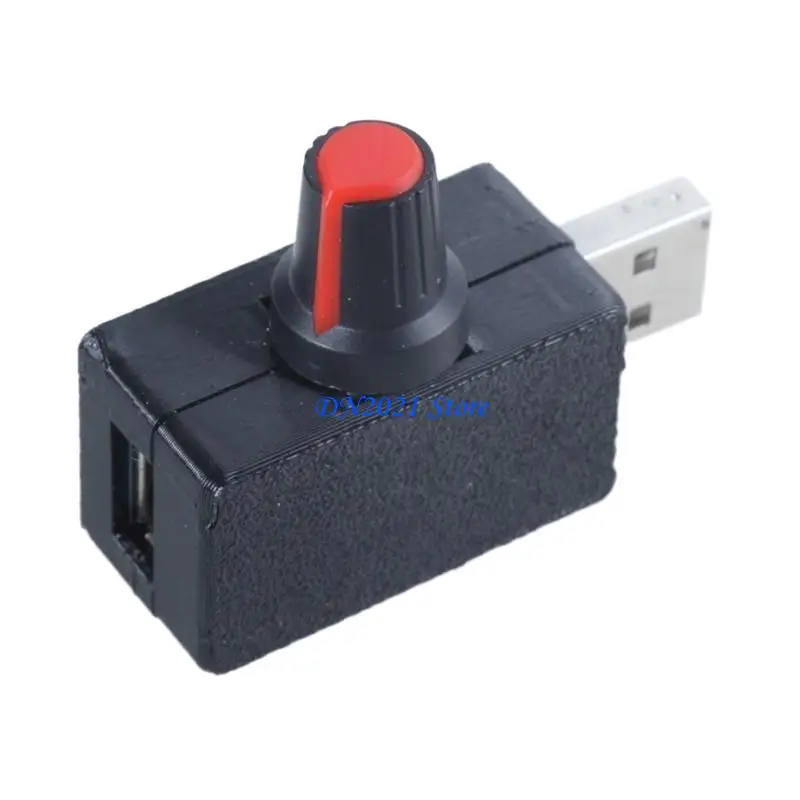 F3KE USB 팬 속도 컨트롤러 레귤레이터(스위칭 포함), 5V 무단 조절 모듈