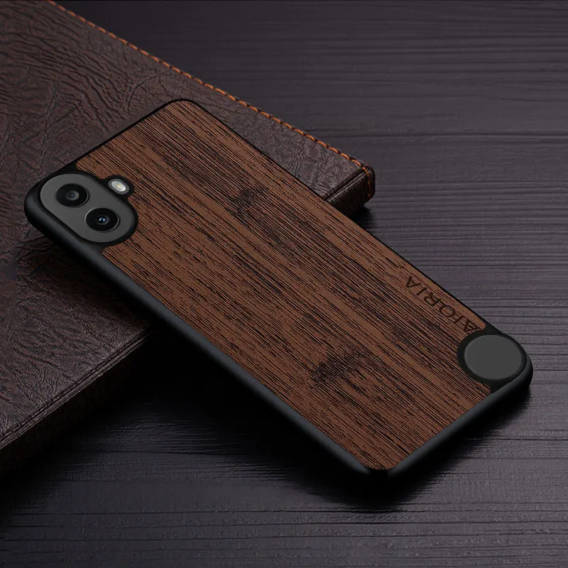 Luxury Bamboo Pattern Leather Phone Case - Premium Cover
