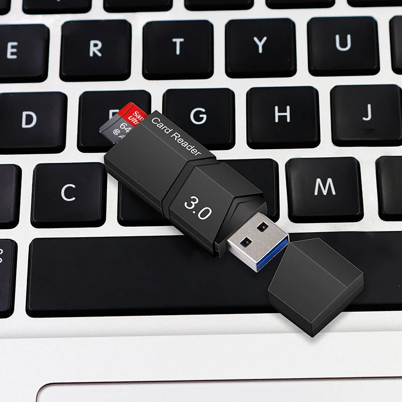 휴대용 USB 2.0 TF 플래시 외부 OTG USB3.0 메모리 노트북 용 마이크로 SD Type-C 카드 리더 어댑터