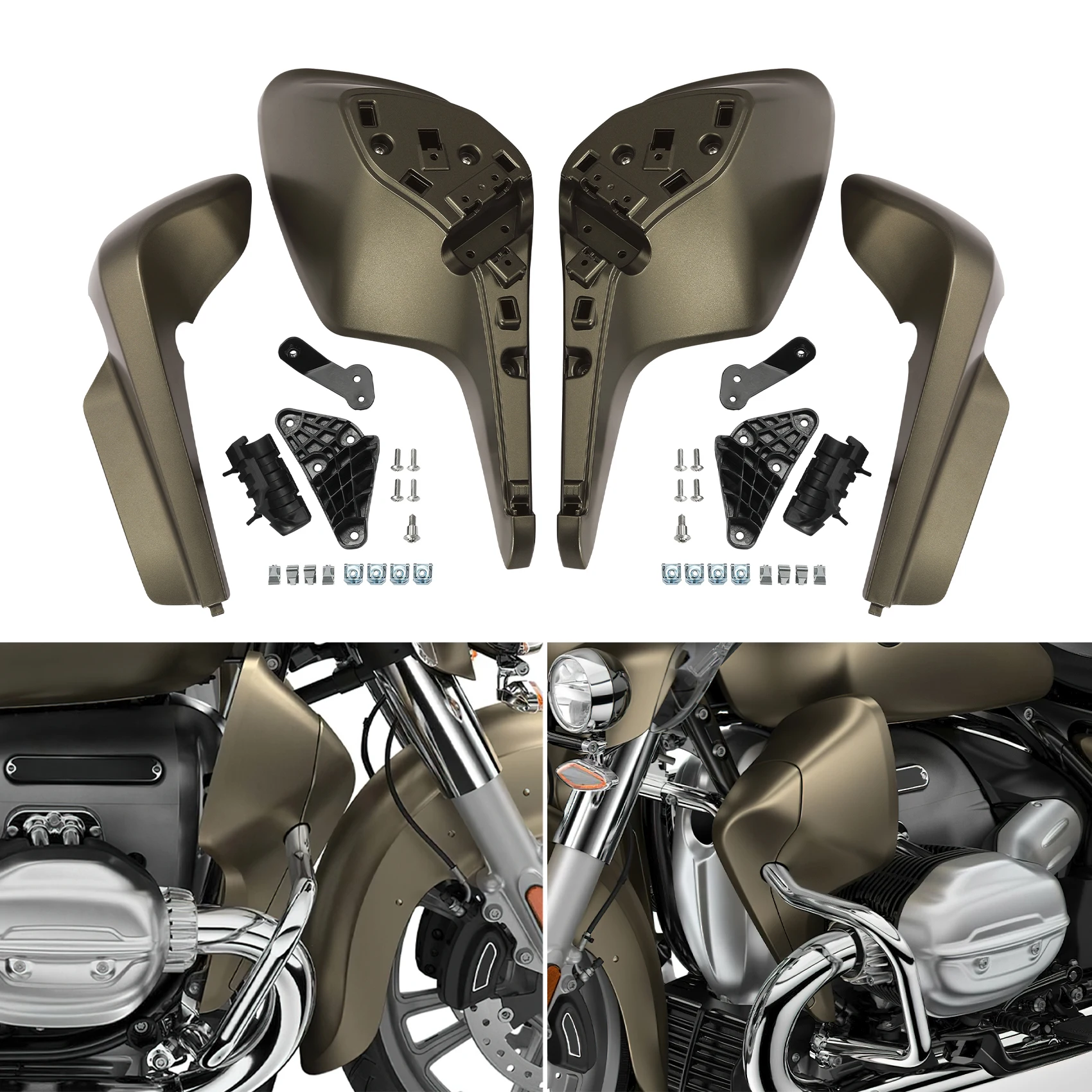 

1 Pair Left and Right Fairings Foot Protection Guard Leg For BMW R18 Transcontinental 2021 2022 2023 Motorcycle Accessories