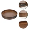 Jewelry Tray Retro Decor Holder Plateau Cutlery Vintage Restaurant Bread Ware Supply Bamboo Serving 4