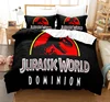 3D Jurassic Park Bedding Set Kids Boy Home Textile Decor Bed Sets Queen Size Comforters Quilt Bedroom Queen Dinosaur Duvet Cover 1