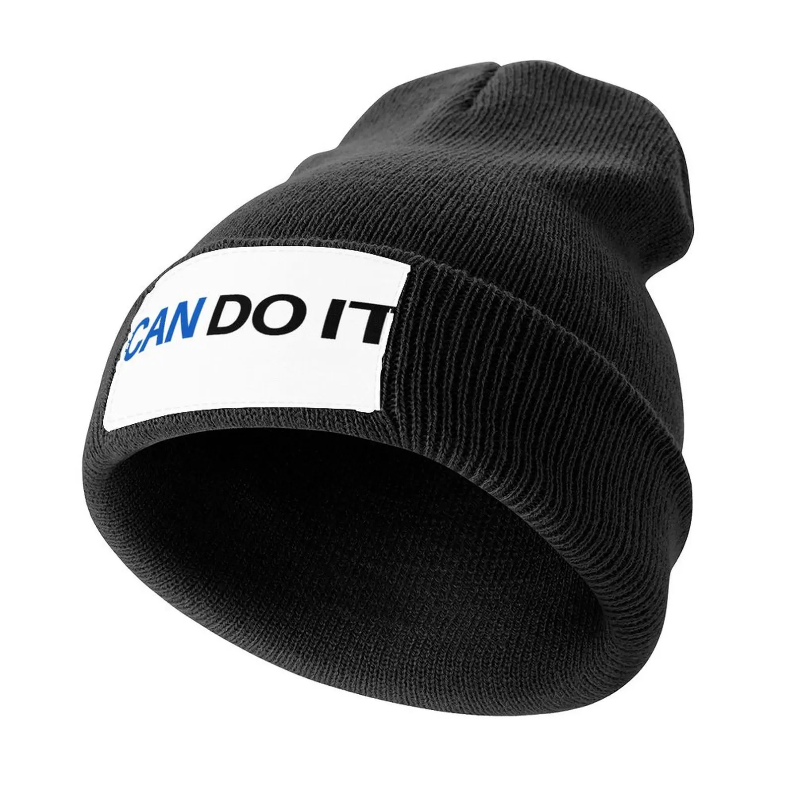 

I can do it Knitted Cap Cosplay black Caps For Women Men's