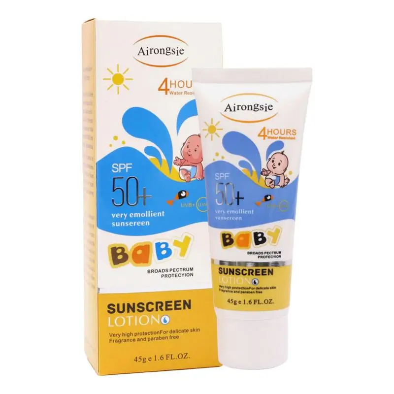 

Sunburn Cream 45g Silky Hydrating Light Sunscreen Face Lotion Cruelty & Paraben Free Reef Safe Sunblock Lotion
