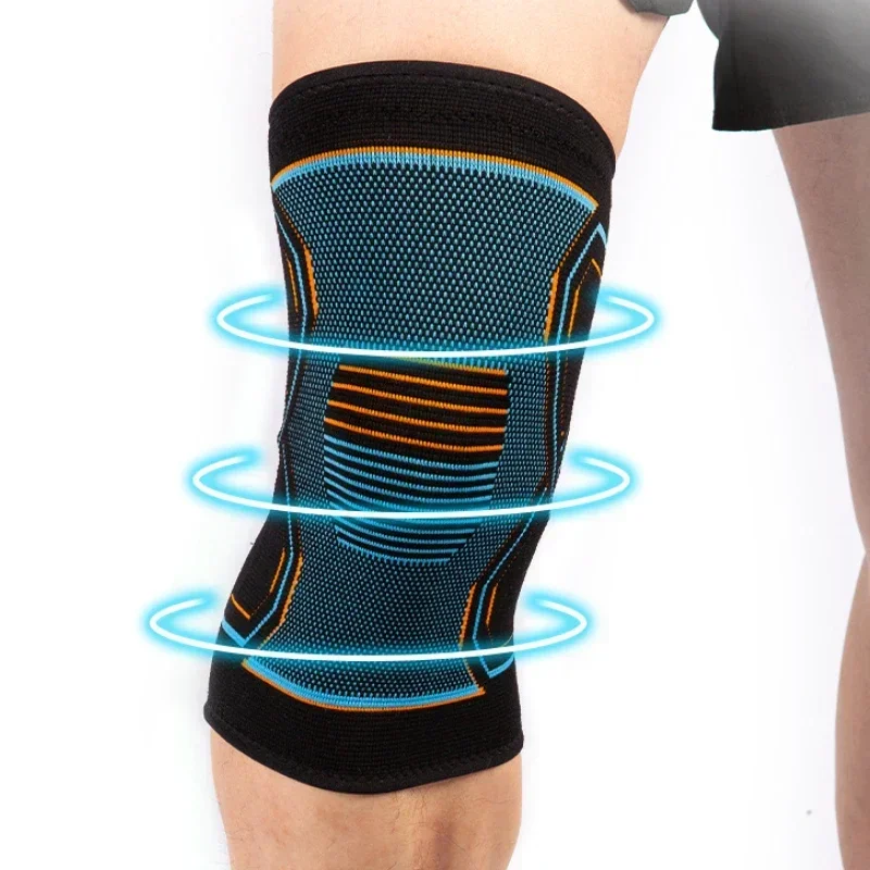 Knee Brace 1PC Compression Knee Brace Workout Knee Support for Joint Pain Relief Running Biking Basketball fitness Knitted pads Sleeve