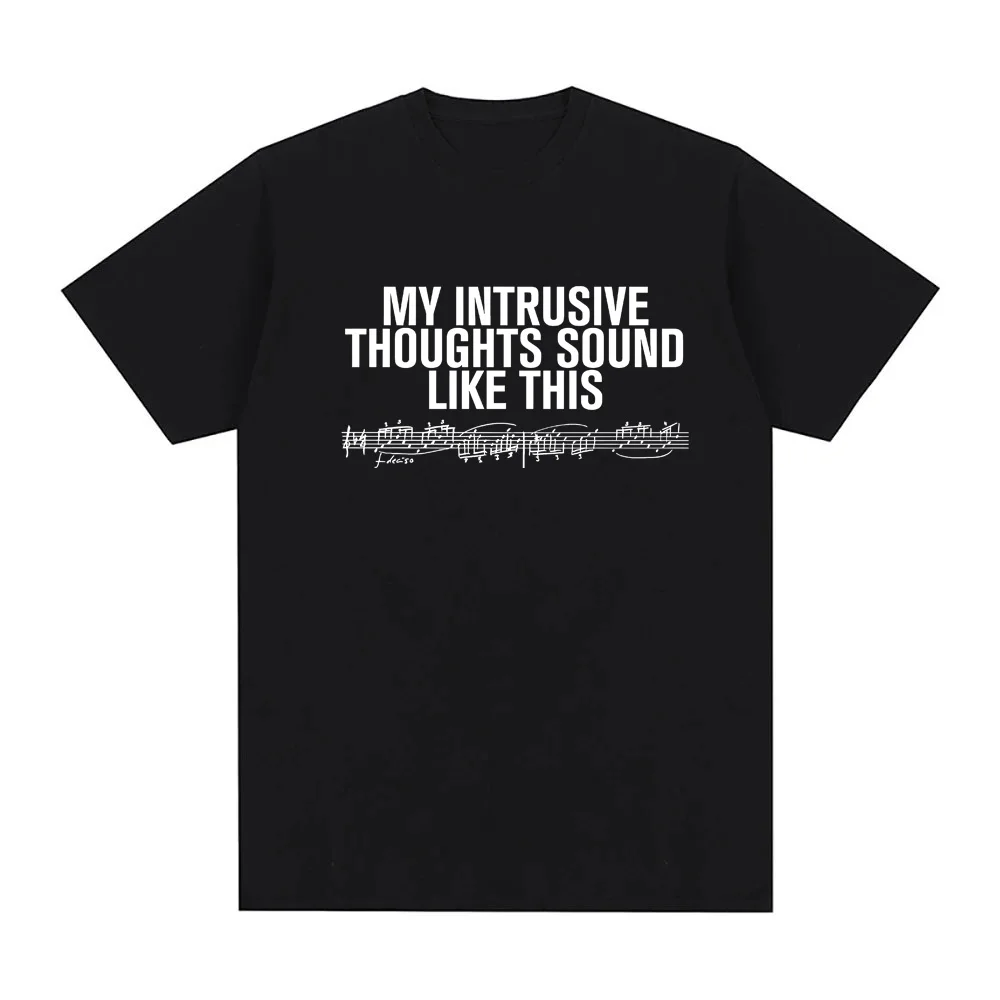 INTRUSIVE THOUGHTS BABY TEE 2026 new style ROSALIA Same As Official Website High Quality Tee-shirt 100%Cotton Soft Round Neck 2