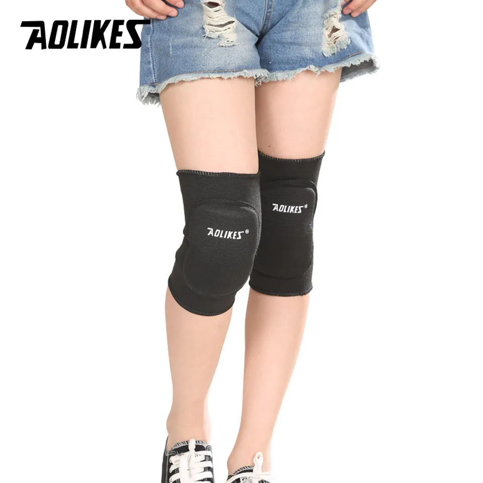 Kids Knee Pads AOLIKES 1 Pair Thick Sponge Knee Support Dance Volleyball Tennis Sport Gym Children Protection