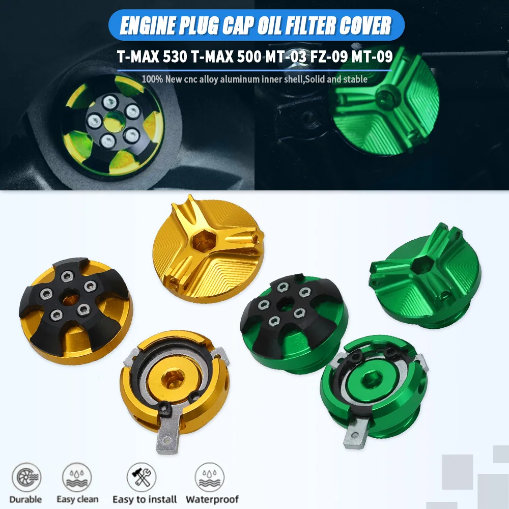 

For DUCATI MULTISTRADA 1100S 1100 2007 2009 1000 2003 2006 1200 10 13 Motorcycle Aluminum Engine Plug Cap Oil Filter Cover 1100S