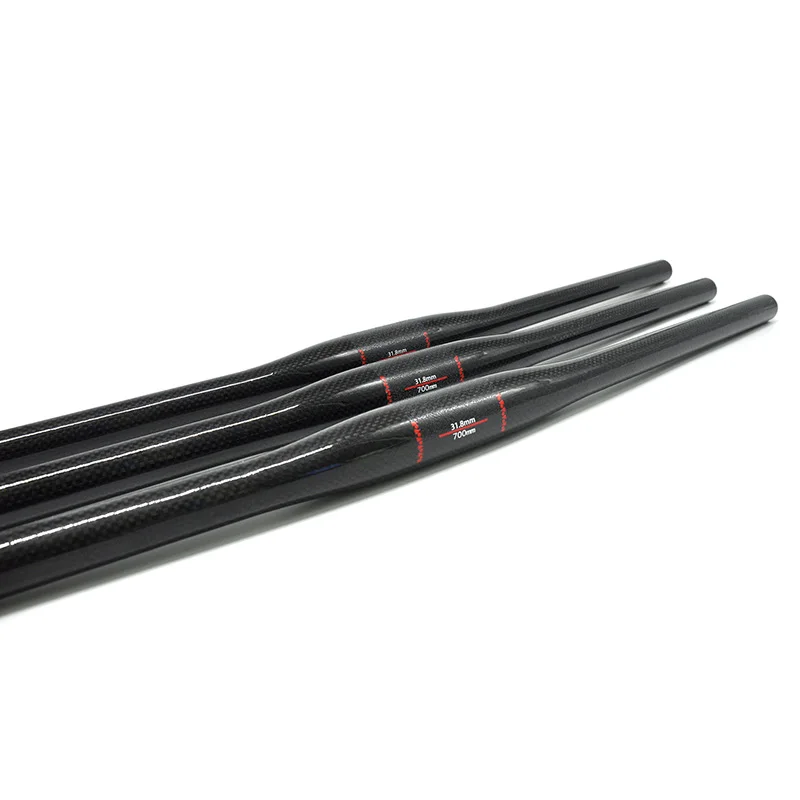 Mountain Bike Flat Bicycle Handlebar Bicycle Handlebar MTB Parts 3K Full Carbon Handlebar 31.8*600/620/640/660/680/700/720/740/760mm NO TRADEMARK
