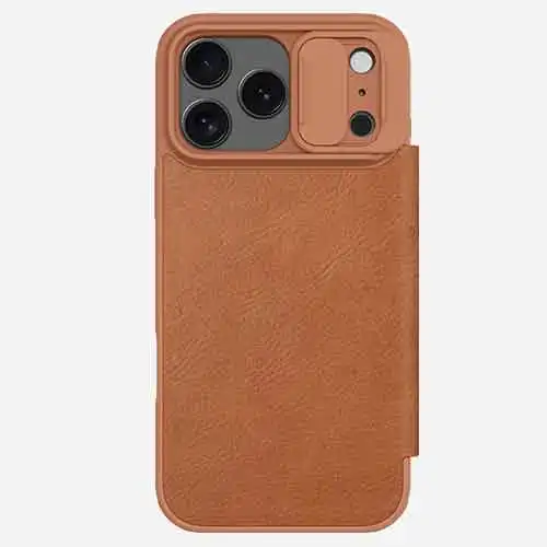 Nillkin QIN Luxury Flip Leather Case with Camera Slider and Card Holder