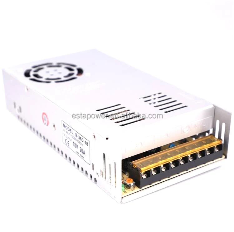 

S-360-18 Switching Power Supply 18V20A 360W Centralized Power Supply Monitoring/billboard /LED DC Voltage Regulator