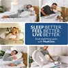 Shoulder Relief System, Bed Wedge Pillow for Shoulder Pain Relief with Therapeutic Body Pillow, Insert, and Covers 6
