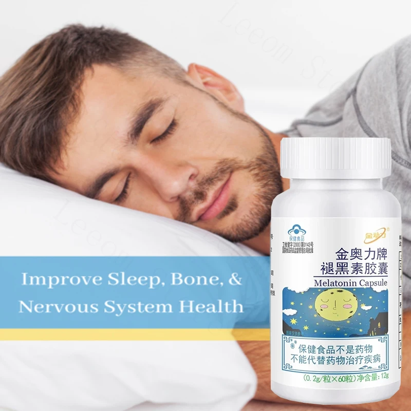 

Melatonin Sleeping Pills Anxiety Stress Relief Help Deep Sleep Save Insomnia Supplements Healthy Sleep Fall Asleep Faster Longer