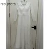 Customized Elegant Lace Wedding Dress With Sleeve Sexy V-neck Flowers Robe De Mariee New Floor-length Simple Bride Dress 5