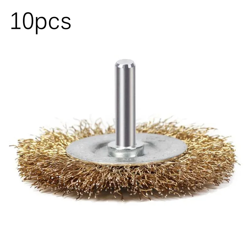Wire Brush Set 10Pcs For Metal Rust Removal Polishing