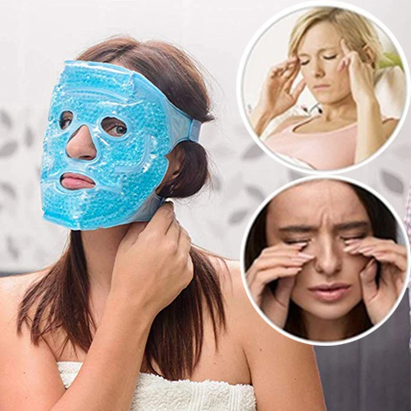 

patch Ice Gel Eye Face Mask Hot Cold Therapy Sleep Mask for Headache,Dark Circles,Facial Treatment Skin Care Tool