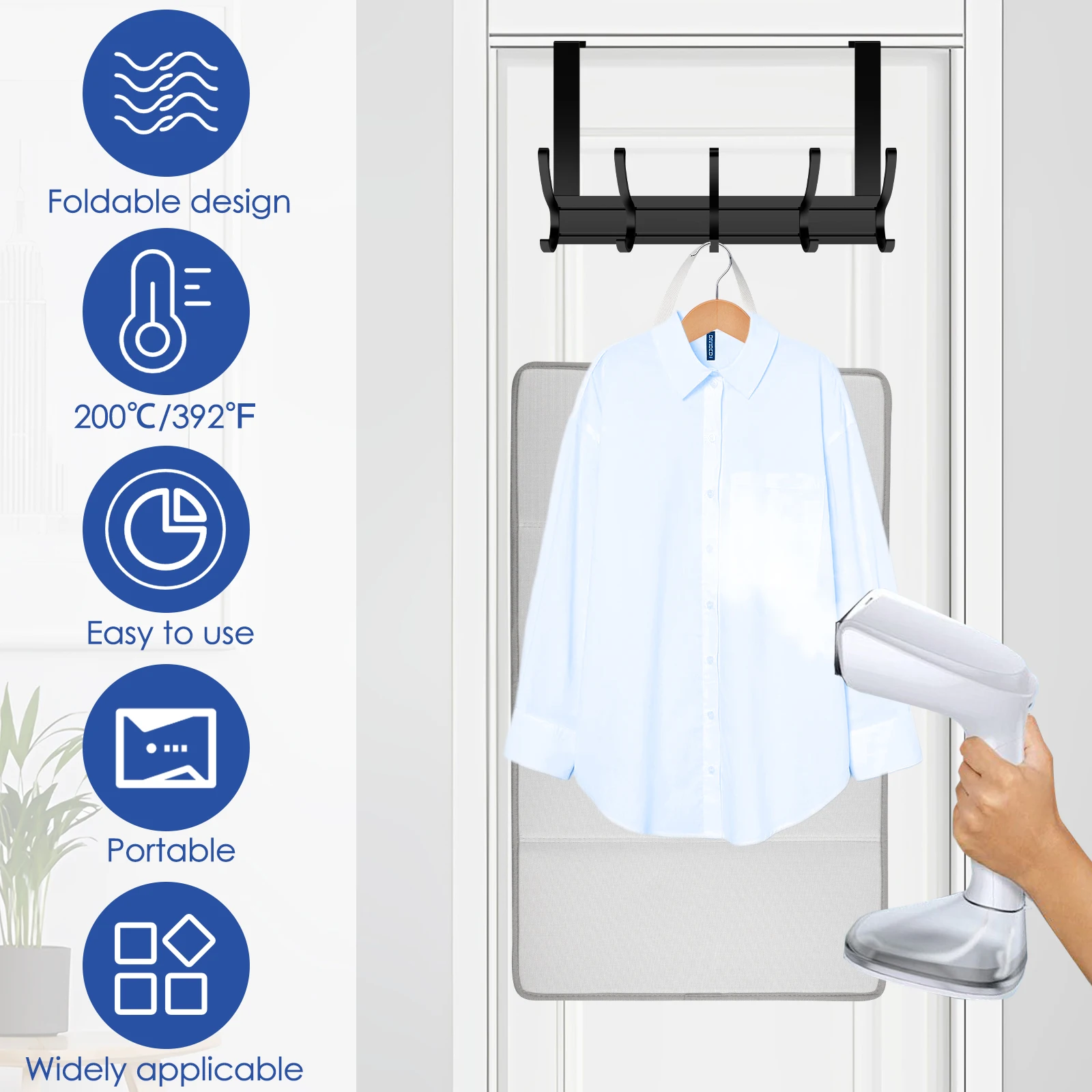 Portable Folding Ironing Mat Thick Heat Resistant Laundry Pad