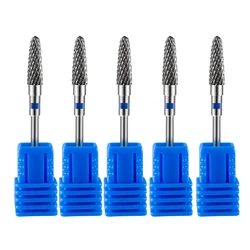 Tungsten Carbide Nail Drill Bit for Gel Polish Removal and Manicure Enhancement (M ST5pcs)