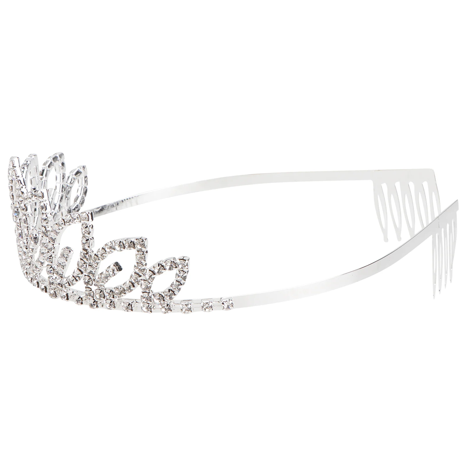 

and Tiara, Rhinestone Bridal Headbands Wedding Headpieces with Comb for Party