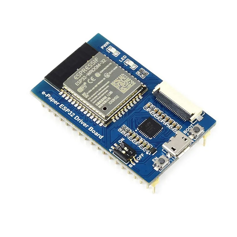 Waveshare-Carte de Pilote E-Paper Universelle avec WiFi et Bluetooth, SoC ESP32, Prend en Charge divers Panneaux Bruts éventuelles I E-Paper