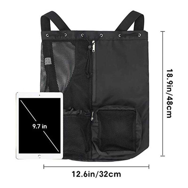 Separated Waterproof Compartment Bag Dry and Wet Bag Swimming Equipment Mesh Bag