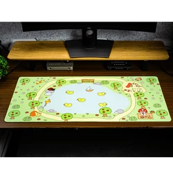 Kawaii Multipurpose Large Desk Mat with Non - Slip Smooth Surface - 600x300x2mm (4)