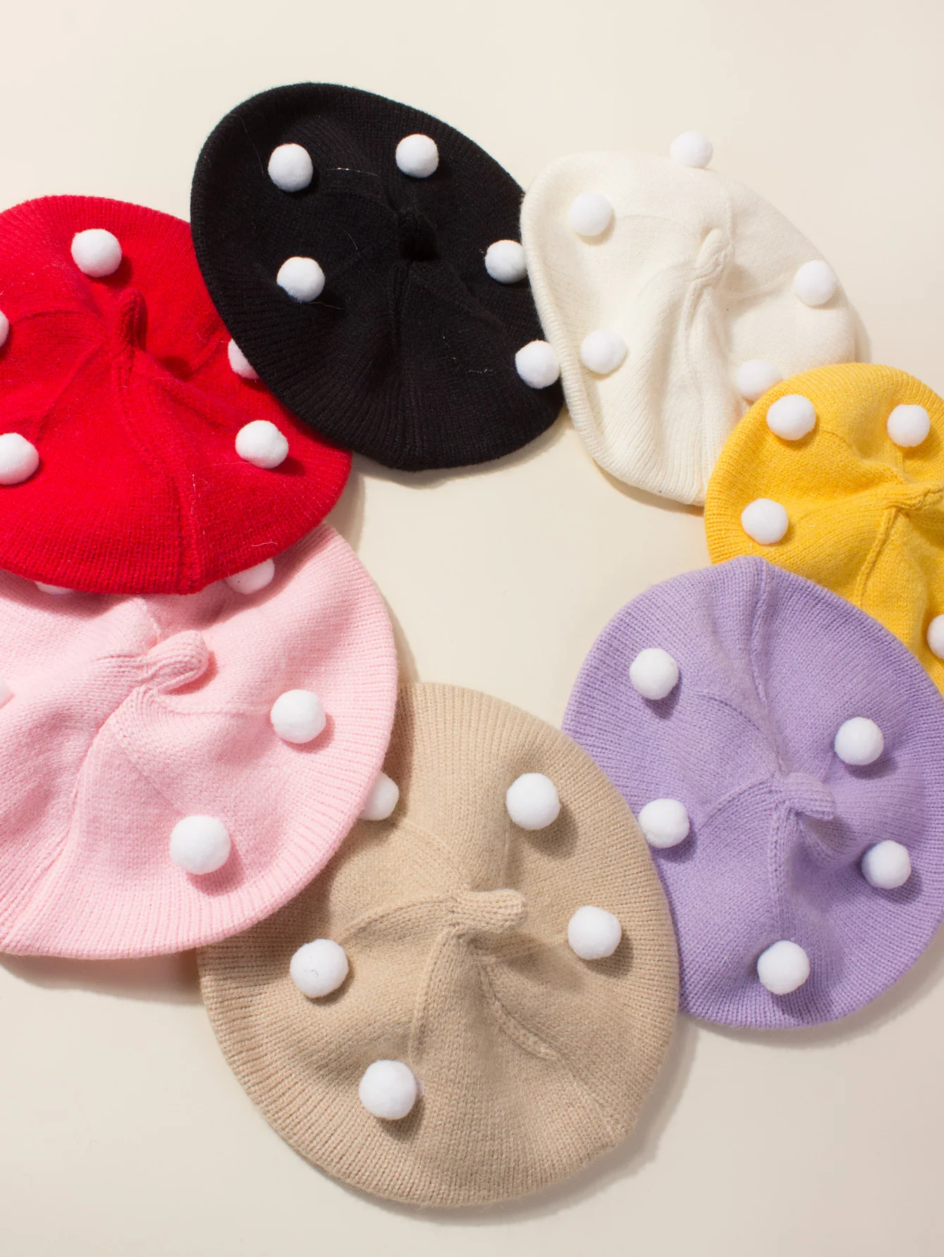 1pc Baby Beret Hat for Newborn 1-3 Years Old