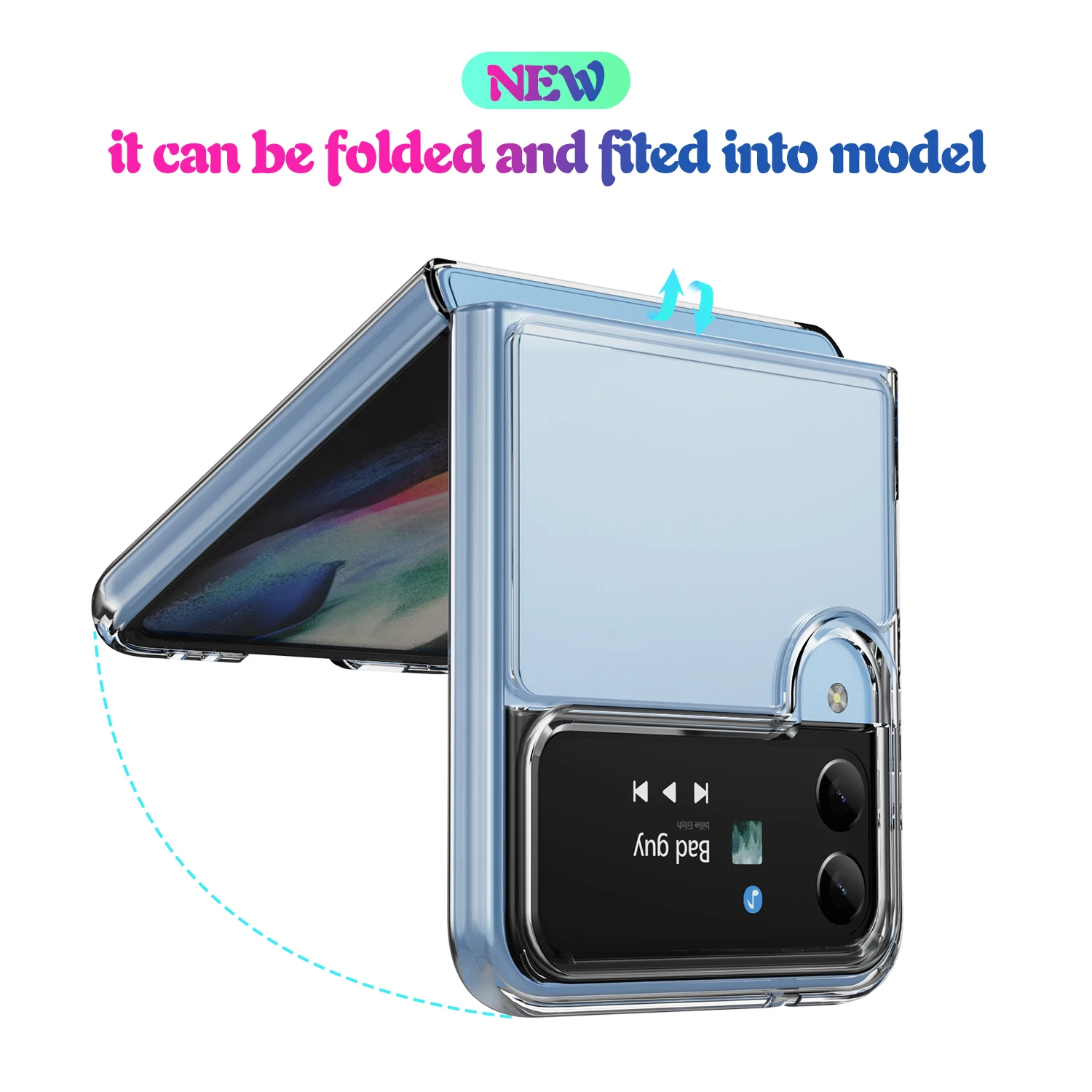 Transparent Ultra-Thin Protective Phone Case with Anti-Knock Design