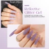 ROSALIND 38Pcs Glitter Nail Polish Set Semi Permanent Base Top Coat UV Gel For Art Manicure Soak Off Kits For Nail Art Starter 4