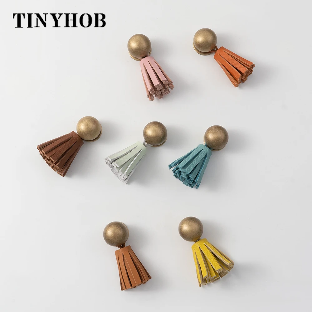 ลูกบิดห้องเด็ก, ที่จับลิ้นชักพู่หนังสีดำ, อุปกรณ์ตู้สำหรับตู้เสื้อผ้า ตู้ลิ้นชัก ตู้ครัว 12 สี 1