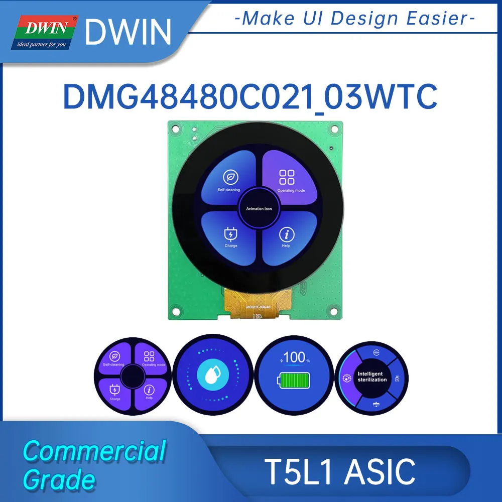 DWIN 2 1 480 480 LCD IPS TFT LCD Arduino HMI UART dwin-2-1-480-480-lcd-ips-tft-lcd-arduino-hmi-uart