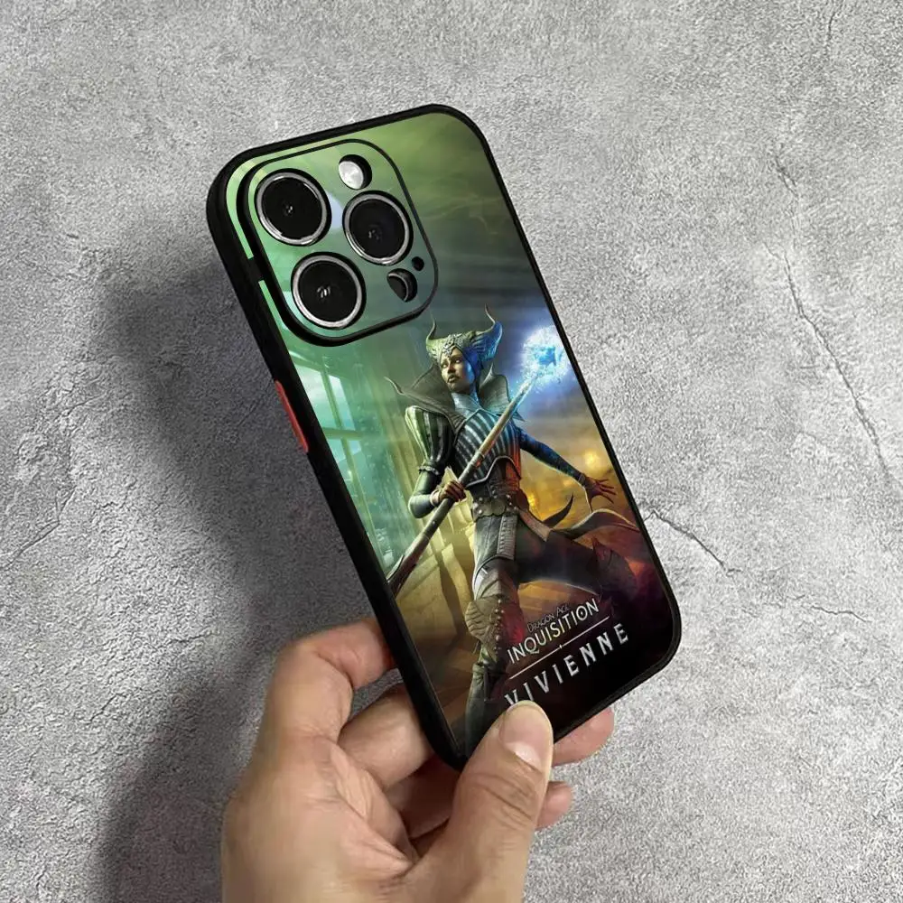 Чехол для телефона с инквизицией Dragon Age для IPhone 15 14 13 11 12 Pro Max Mini Xs X Xr 7 8 Plus Se Чехол для телефона с инквизицией Dragon Age для IPhone 15 14 13 11 12 Pro Max Mini Xs X Xr 7 8 Plus Se