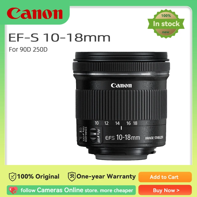 Canon EF-S 10-18mm F4.5-5.6 IS STM Wide-angle Zoom APS-C Format