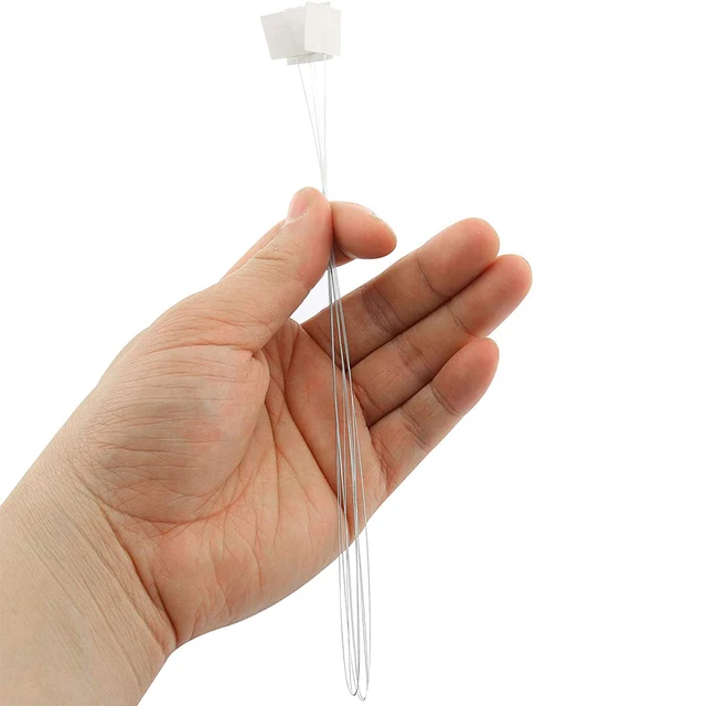 10Pcs Long Needle Threader Embroidery Stitching Tool & 10Pcs Stainless Steel Needle Threader for  Embroidery Floss Cross Stitch 4